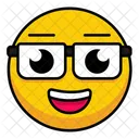Nerd Face With Open Mouth Icon