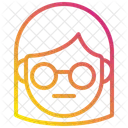 Nerd Girl  Icon
