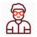 Nerd Man Emoji Icon
