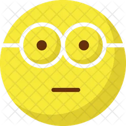 Nerdy Glasses Face Emoji Icon