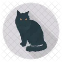 Nero Gatto Halloween Icon