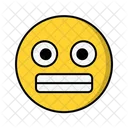 Nervous Expression Face Icon