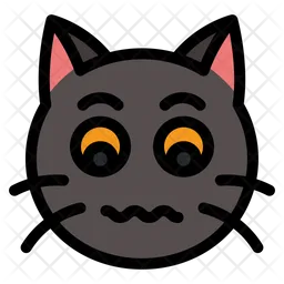 Nervous Cat  Icon