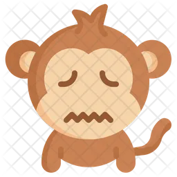 Nervous Monkey  Icon