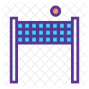 Net Volleyball Game Icon