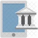 Mobile With Bank Online Banking Icon