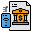 Banking Online Smartphone Icon
