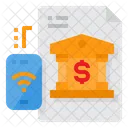 Banking Online Smartphone Icon