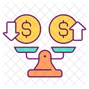 Net cash flow Icon