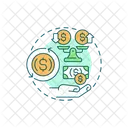Cash Flow Net Cash Flow Management Icon