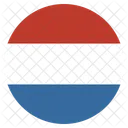 Netherlands Flag Circle Icon