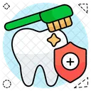Nettoyage Des Dents Hygiene Dentaire Brosse A Dents Icône