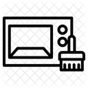 Nettoyage au micro-ondes  Icône