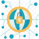 Network Security Cyber Icon