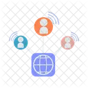 Business Communication Network Icon