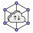 Network Cloud Data Icon