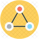 Network Diagram Triangle Icon