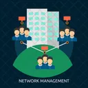 Network Business Teamwork Icon