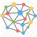 Network Molecular Structure Icon
