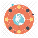 Worldwide Connection Network Icon