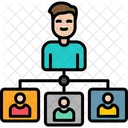 Network Communication People Icon