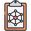 Clipboard Network Link Icon