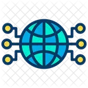 Global Network Global Artificial Network Icon