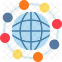 네트워크 세계 인터넷 아이콘