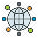 Connection Global Network Icon
