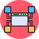 Network Algorithm Algorithm Communication Icon