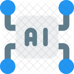 Network Artificial Intelligence  Icon