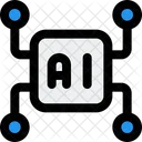 Network Artificial Intelligence  Icon
