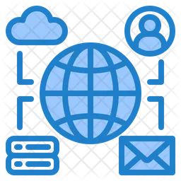 Network Communication  Icon