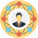 Network Sharing Online Icon