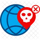 Skull Danger Safety Icon