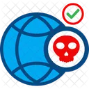 Skull Danger Safety Icon