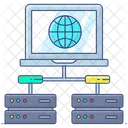 Network Database Datacenter Network Dataserver Icon