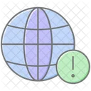Network Error Lineal Color Icon Icon