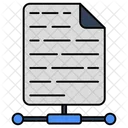 Network File Share File Document Icon
