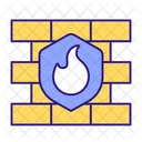 Web Application Network Firewall Firewall Secure Icon