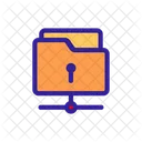Folder Lock Close Icon