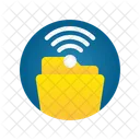 Network Folder Wifi Folder Archive Icon