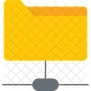 Network Folder File Sharing Cloud Storage Icon