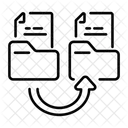Network Folder Transfer Documents Icon