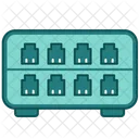 Network Hub Connect Connection Icon