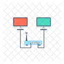 Network Hub Ethernet Icon