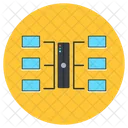 Dataserver Network Dataserver Rack Server Hosting Icon