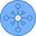 Network Hub Hub Network Connected Icon