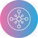 Network Hub Hub Network Connected Icon