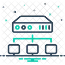 Hub Networking Connect Icon
